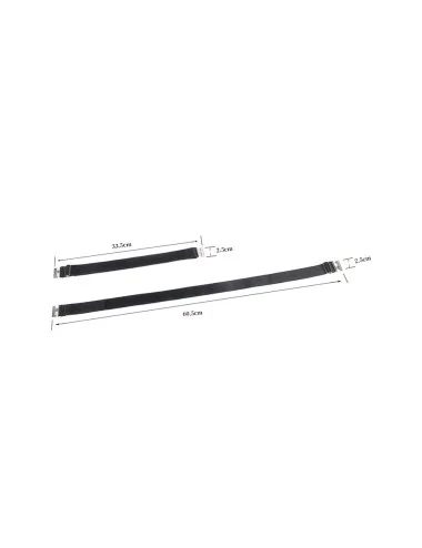 SUBBLIME - 957476 FIBBIE REGOLABILI NERE