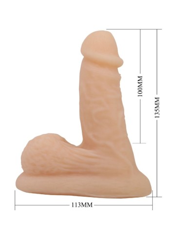 PRETTY LOVE - WILDON DILDO ULTRA REALISTICO ED ELASTICO 10 CM NATURALE