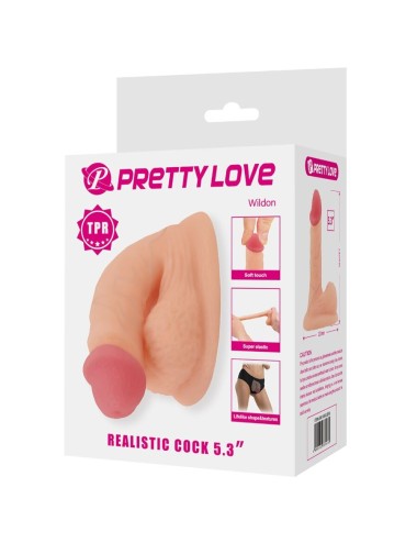 PRETTY LOVE - WILDON DILDO ULTRA REALISTICO ED ELASTICO 10 CM NATURALE