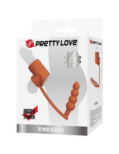 PRETTY LOVE - GUAINA PER PENE CON TAPPO ANALE NATURALE