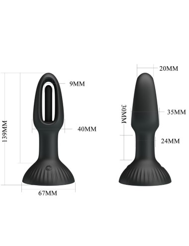 PRETTY LOVE - HUBERT ANAL PLUG CON 7 MODALITÀ DI VIBRAZIONE
