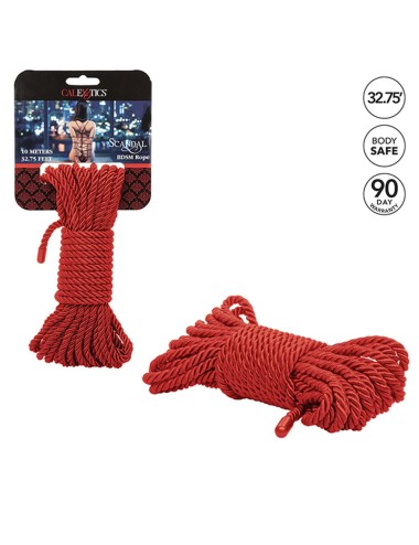 CALEXOTICS - SCANDAL CORDA ROSSA BDSM 10 M