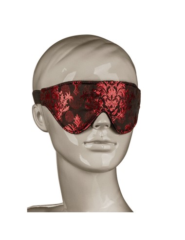 CALEXOTICS - SCANDAL MASCHERA OCCHI OPACA CON DETTAGLI ROSSI