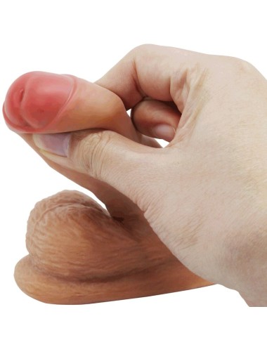 PRETTY LOVE - WARNELL DILDO ULTRA REALISTICO ED ELASTICO 9,5 CM MULATO