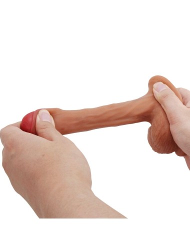 PRETTY LOVE - WARNELL DILDO ULTRA REALISTICO ED ELASTICO 9,5 CM MULATO