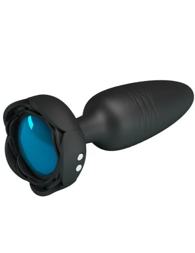PRETTY LOVE - TARION PLUG ANALE CON LUCE LED NERO 12
