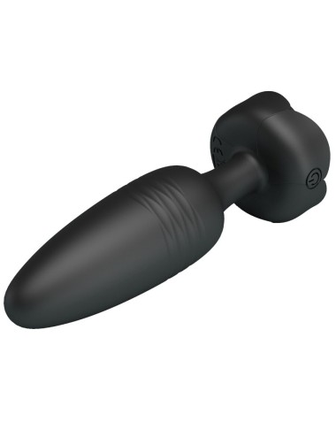 PRETTY LOVE - TARION PLUG ANALE CON LUCE LED NERO 12,5 CM