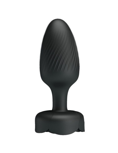 PRETTY LOVE - VARIAN PLUG ANALE CON LUCE LED NERO 10,8 CM