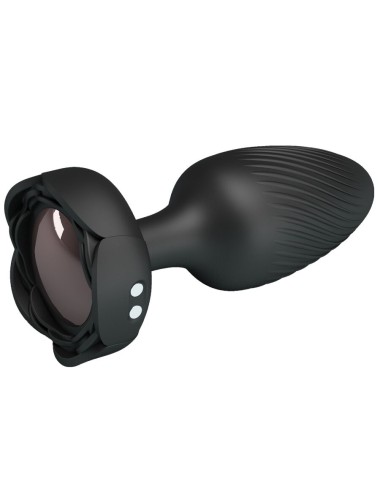 PRETTY LOVE - OSBORN PLUG ANALE CON LUCE LED NERO 9