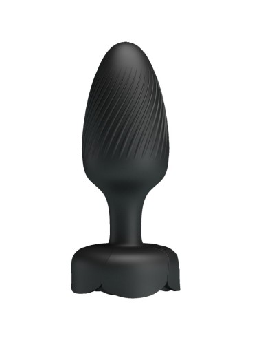 PRETTY LOVE - OSBORN PLUG ANALE CON LUCE LED NERO 9,8 CM