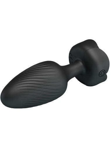 PRETTY LOVE - OSBORN PLUG ANALE CON LUCE LED NERO 9,8 CM