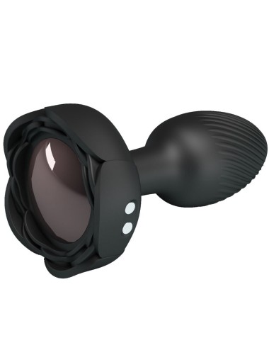PRETTY LOVE - PLUG ANALE OLMAN CON LUCE LED NERO 8