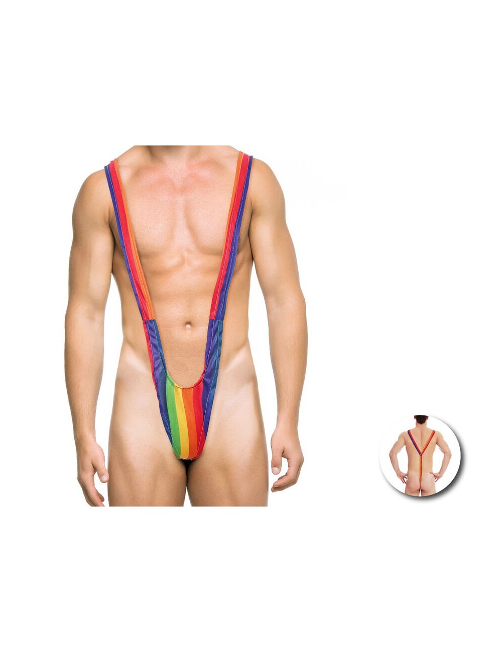 PRIDE - TRIKINI UOMO CON BANDIERA ARCOBALENO PRIDE - TRIKINI UOMO CON BANDIERA ARCOBALENO