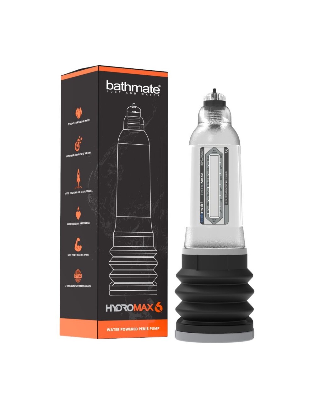 BATHMATE - HYDROMAX 6 TRASPARENTE BATHMATE - HYDROMAX 6 TRASPARENTE