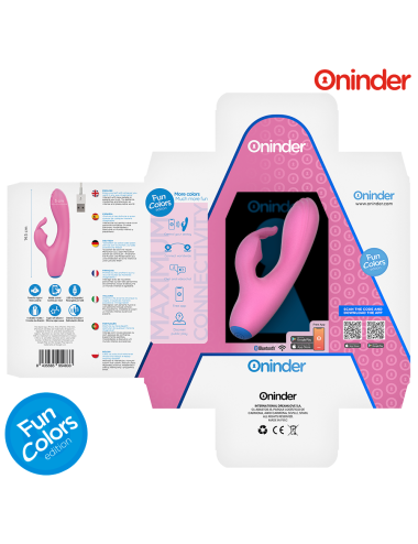 ONINDER CUTE - VIBRATORE CONIGLIETTO D'AMORE PER PUNTO G E CLITORIDE - APP GRATUITA IN TUTTO IL MONDO