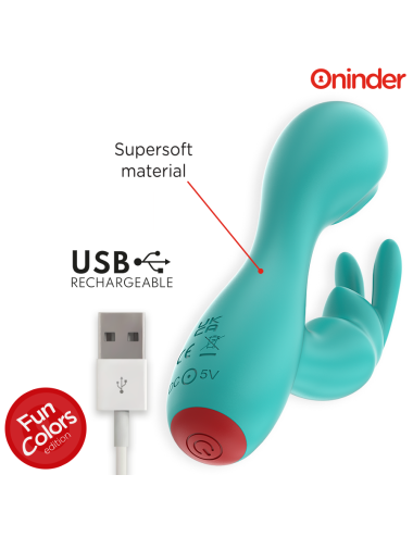 ONINDER CUTE - VIBRATORE CLITORIDEO PUNTO G LOVE BUNNY - APP GRATUITA IN TUTTO IL MONDO
