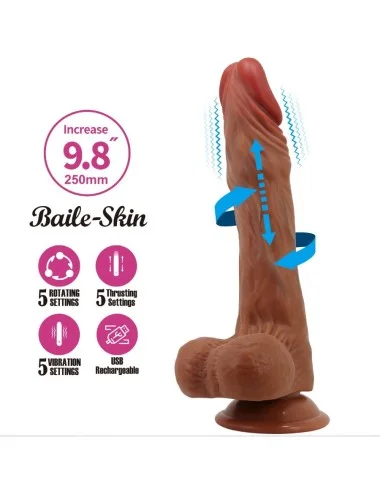 BAILE - CALISTO DILDO REALISTICO 24 CM CARNE