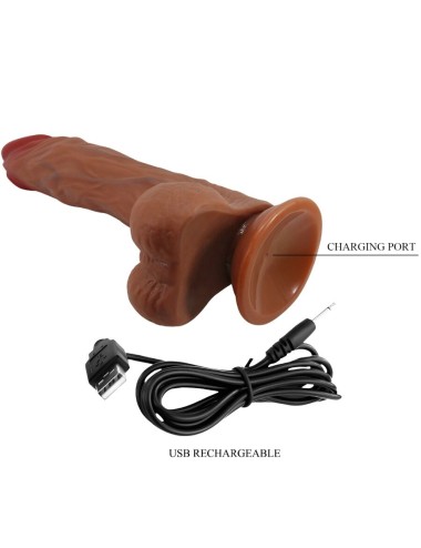 BAILE - CALISTO DILDO REALISTICO 24 CM CARNE