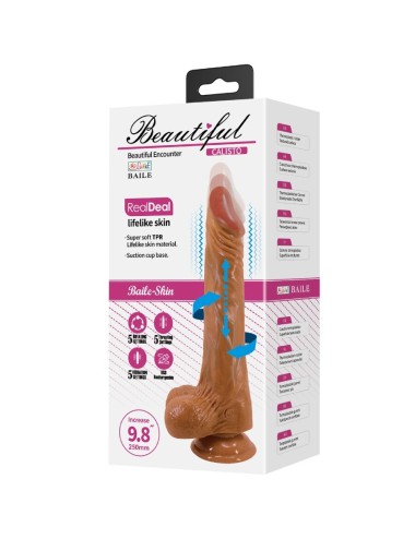BAILE - CALISTO DILDO REALISTICO 24 CM CARNE