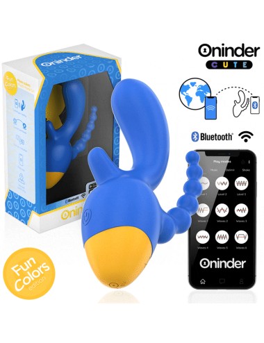 ONINDER CUTE - LOVE 3 SOME TRIPLO VIBRATORE - APP GRATUITA IN TUTTO IL MONDO