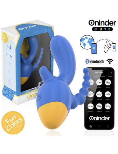 ONINDER CUTE - LOVE 3 SOME TRIPLO VIBRATORE - APP GRATUITA IN TUTTO IL MONDO