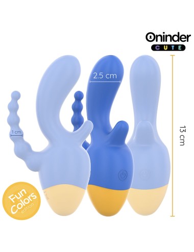 ONINDER CUTE - LOVE 3 SOME TRIPLO VIBRATORE - APP GRATUITA IN TUTTO IL MONDO