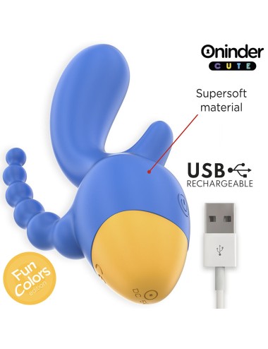 ONINDER CUTE - LOVE 3 SOME TRIPLO VIBRATORE - APP GRATUITA IN TUTTO IL MONDO