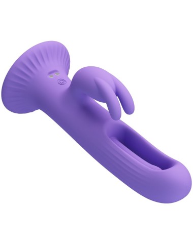 PRETTY LOVE - VIBRATORE CONIGLIO KILLMOULIS 12 MODALITÀ DI VIBRAZIONE VIOLA
