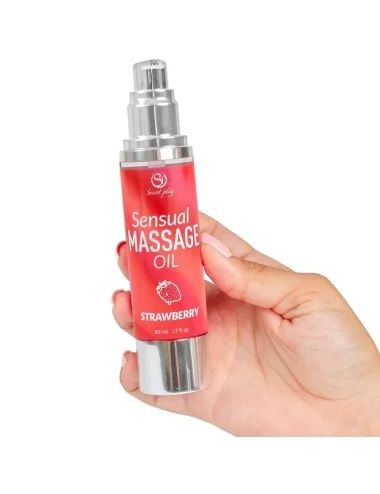 SECRETPLAY - OLIO PER MASSAGGI ALLA FRAGOLA