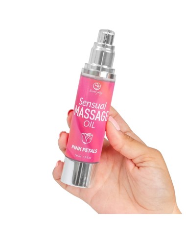 SECRETPLAY - OLIO PER MASSAGGI AI PETALI ROSA