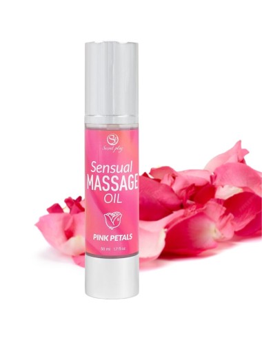 SECRETPLAY - OLIO PER MASSAGGI AI PETALI ROSA