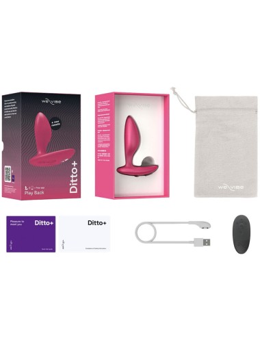 WE-VIBE - DITTO+ VIBRATORE PLUG ANALE ROSA