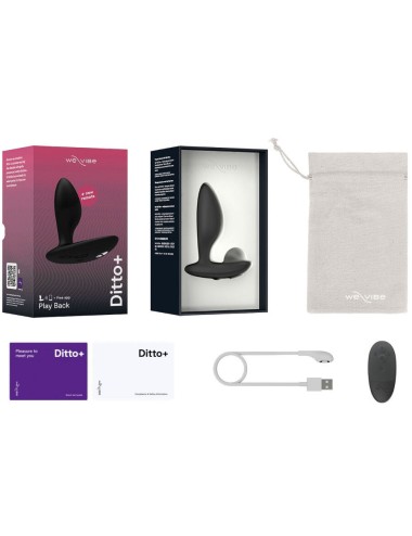 WE-VIBE - DITTO+ VIBRATORE PLUG ANALE NERO