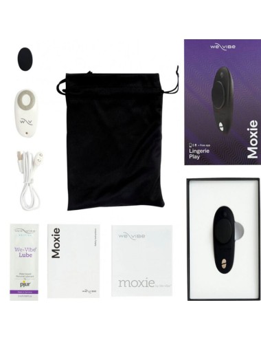 WE-VIBE - MOXIE + VIBRATORE CLITORALE NERO
