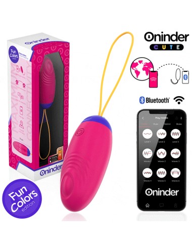 ONINDER CUTE - UOVO IN SILICONE CON VIBRO-ONDA E PIACERE - APP GRATUITA IN TUTTO IL MONDO