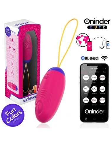 ONINDER CUTE - UOVO IN SILICONE CON VIBRO-ONDA E PIACERE - APP GRATUITA IN TUTTO IL MONDO