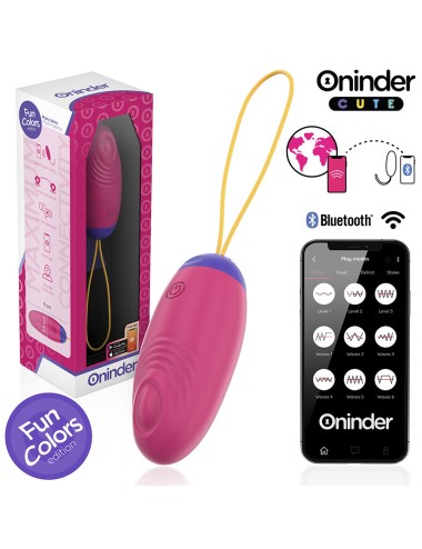 ONINDER CUTE - UOVO IN SILICONE CON VIBRO-ONDA E PIACERE - APP GRATUITA IN TUTTO IL MONDO