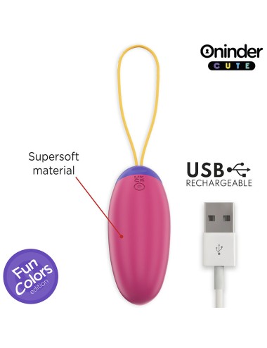 ONINDER CUTE - UOVO IN SILICONE CON VIBRO-ONDA E PIACERE - APP GRATUITA IN TUTTO IL MONDO