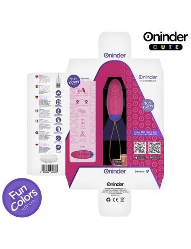 ONINDER CUTE - UOVO IN SILICONE CON VIBRO-ONDA E PIACERE - APP GRATUITA IN TUTTO IL MONDO