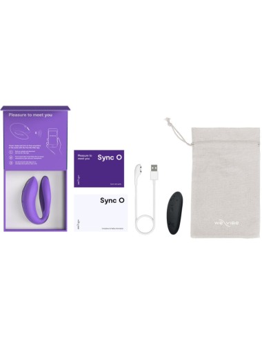 WE-VIBE - SYNC O VIBRATORE FLESSIBILE TELECOMANDO VIOLA