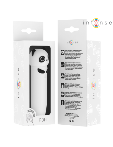 INTENSE - POH PANDA VIBRANTE BULLET RICARICABILE USB 10 X 2,2 CM