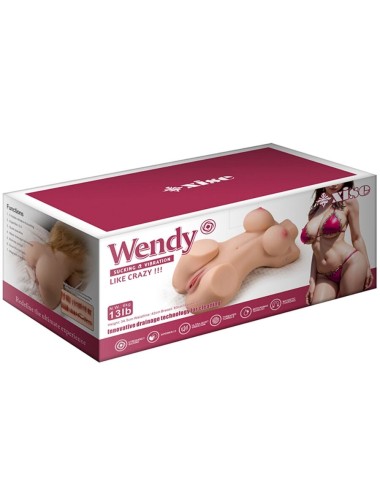 XISE - WENDY SUCCHIA TORSO FEMMINILE CON VIBRAZIONE E TELECOMANDO 6 KG