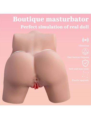 XISE - FRIEDA TORSO FEMMINILE REALISTICO CON VIBRAZIONE 36 CM