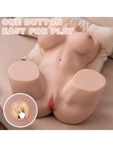 XISE - DANIA THRUSTING TORSO REALISTICO CON VIBRAZIONE FEMMINILE 52 CM