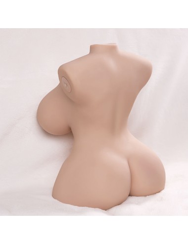XISE - TORSO REALISTICO PICCOLO E SPINTO CON VIBRAZIONE FEMMINILE 40 CM