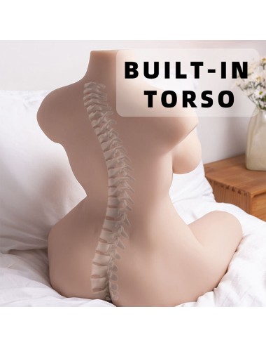 XISE - TORSO REALISTICO FEMMINILE ORDINATO CON SPINTA 71 CM