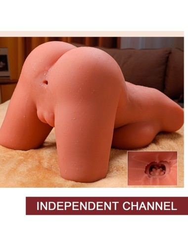 XISE - MIAH LADY BOY TORSO FEMMINILE CON DILDO CON VIBRAZIONE E SPINTA 55 CM
