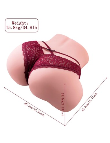 XISE - MASTURBATORE VAGINA REALISTICO MULTIPOSIZIONE MARISA CON SPINTA