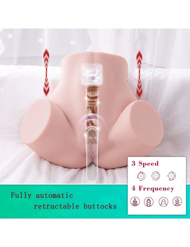 XISE - MASTURBATORE VAGINA REALISTICO MULTIPOSIZIONE MARISA CON SPINTA