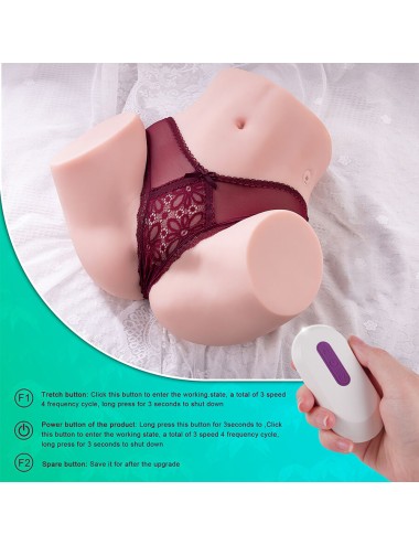 XISE - MASTURBATORE VAGINA REALISTICO MULTIPOSIZIONE MARISA CON SPINTA